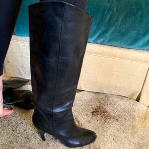 Steve Madden Black Leather Boots